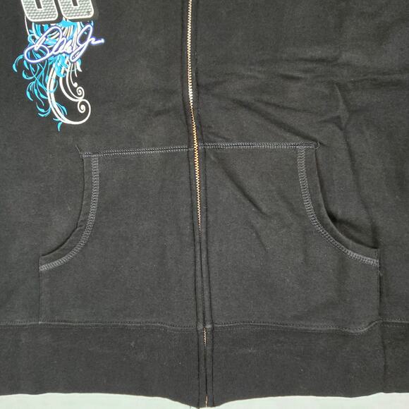 NASCAR Dale Jr Long Sleeve Hooded Decal Zipper Sweatshirt w/Pockets Women's XL - Picture 6 of 11